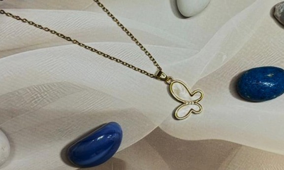Butterfly Outline Pendant