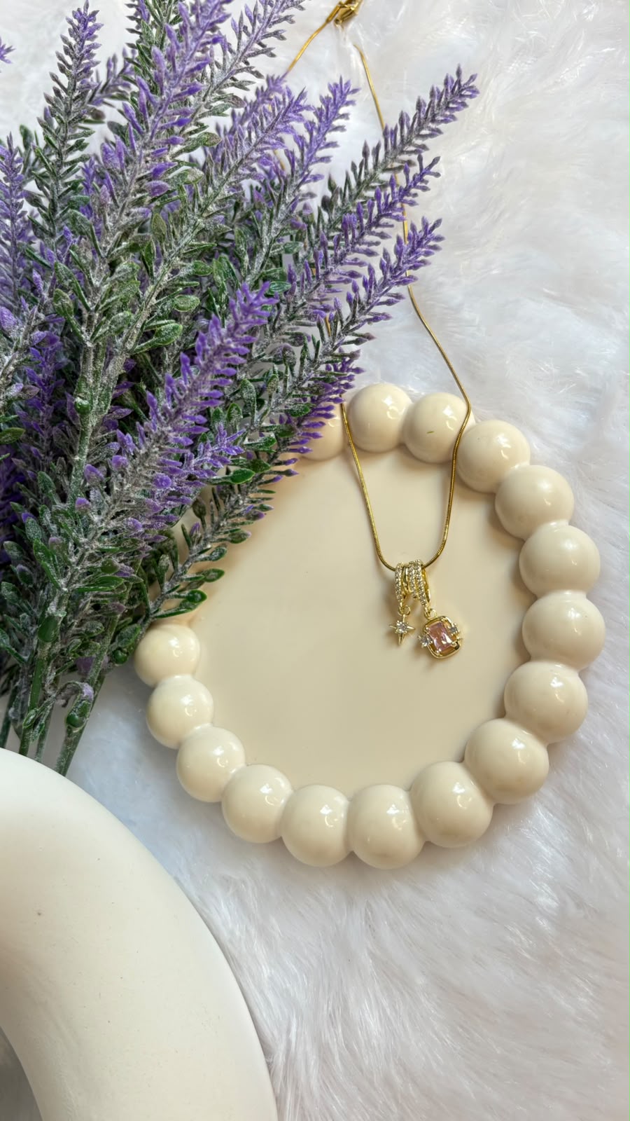 Star & Pink Charm Duo Pendant
