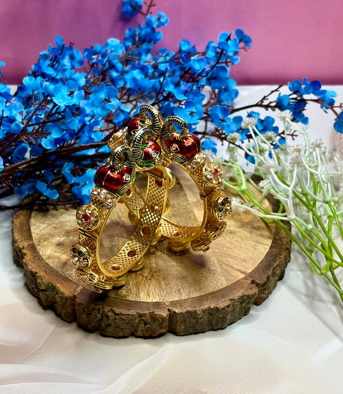 Meenakari Matka Bangles