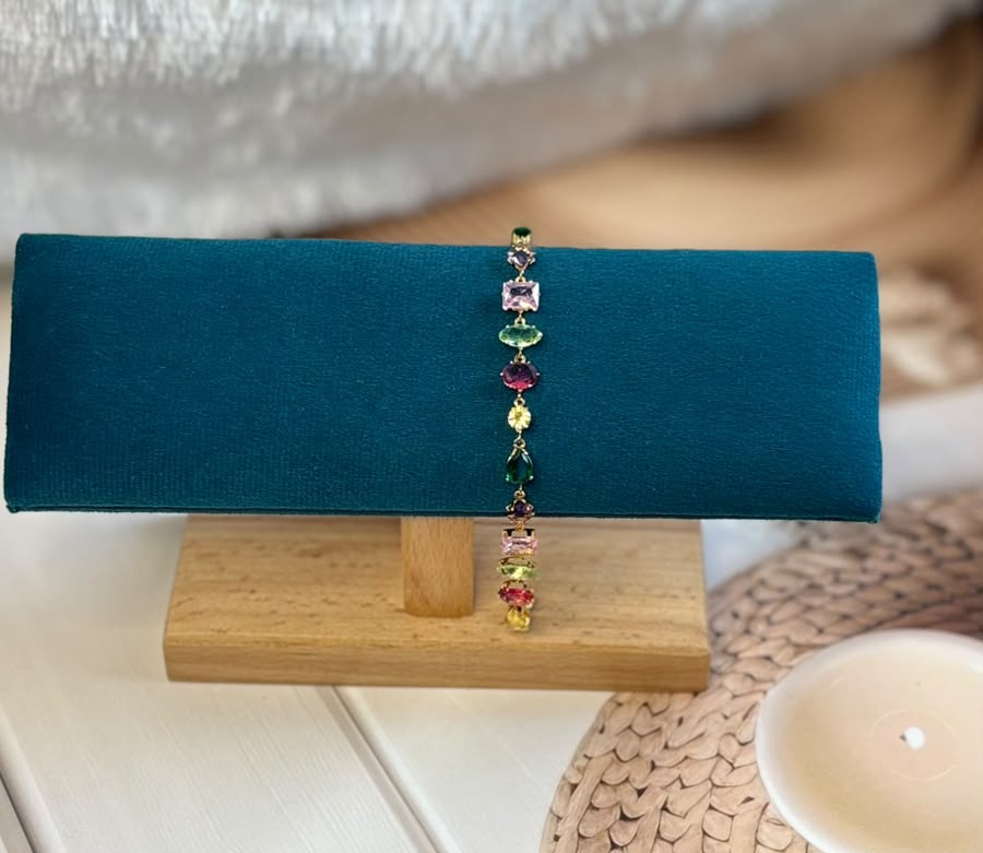 Multistone Tennis Bracelet