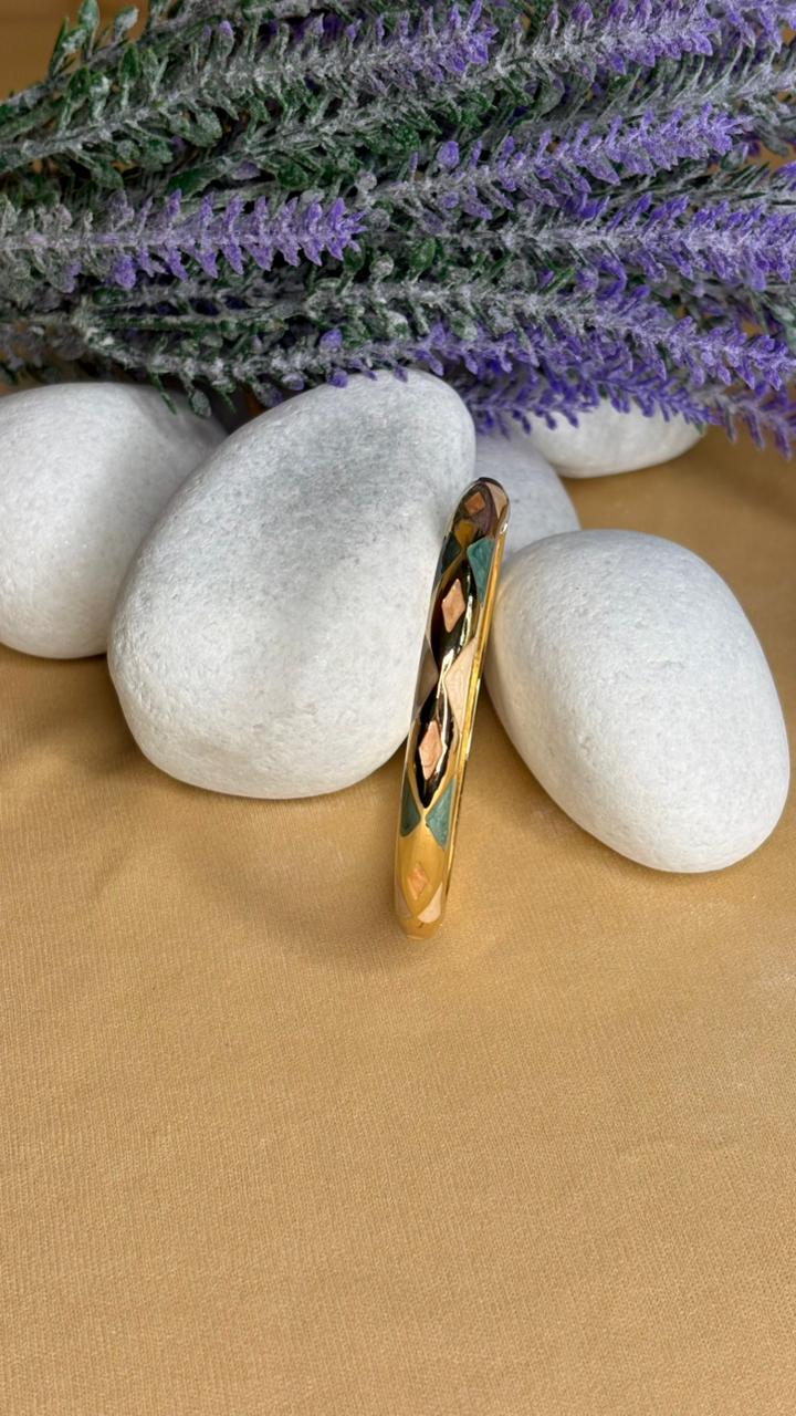 Mosaic Inlay Enamel Kada