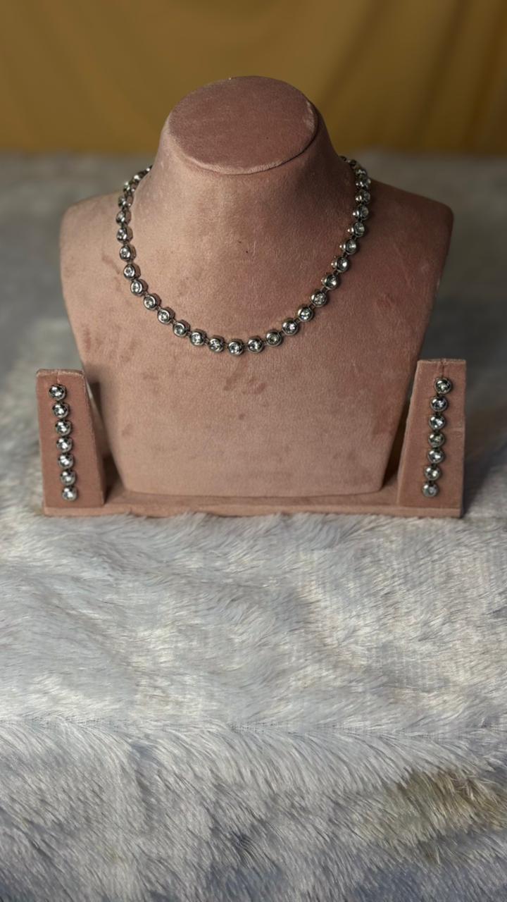 Victorian Bezel Necklace Set