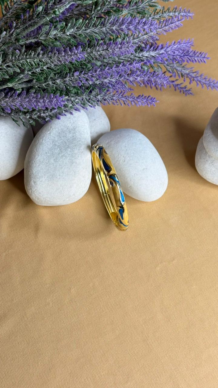 Indigo Wave Enamel Kada